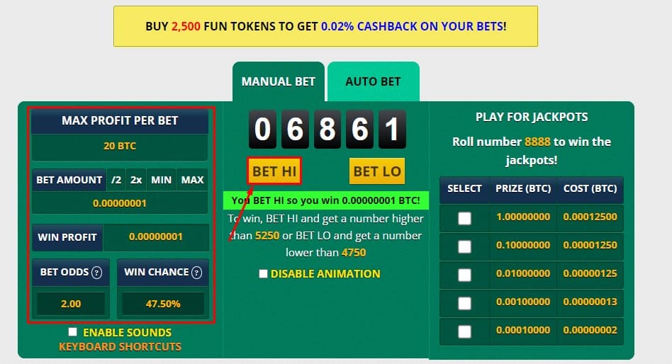 Estrategia 1 configuracion inicial manual bet