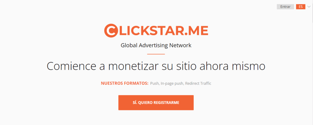 clickstar inicio