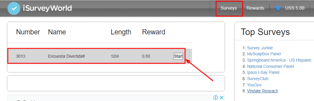 rewards isurveyworld
