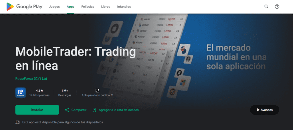 roboforex mobiletrader