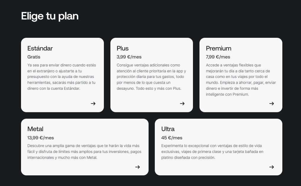 planes personales de revolut