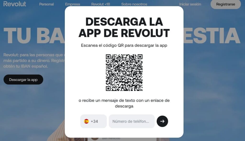 registro revolut paso 2