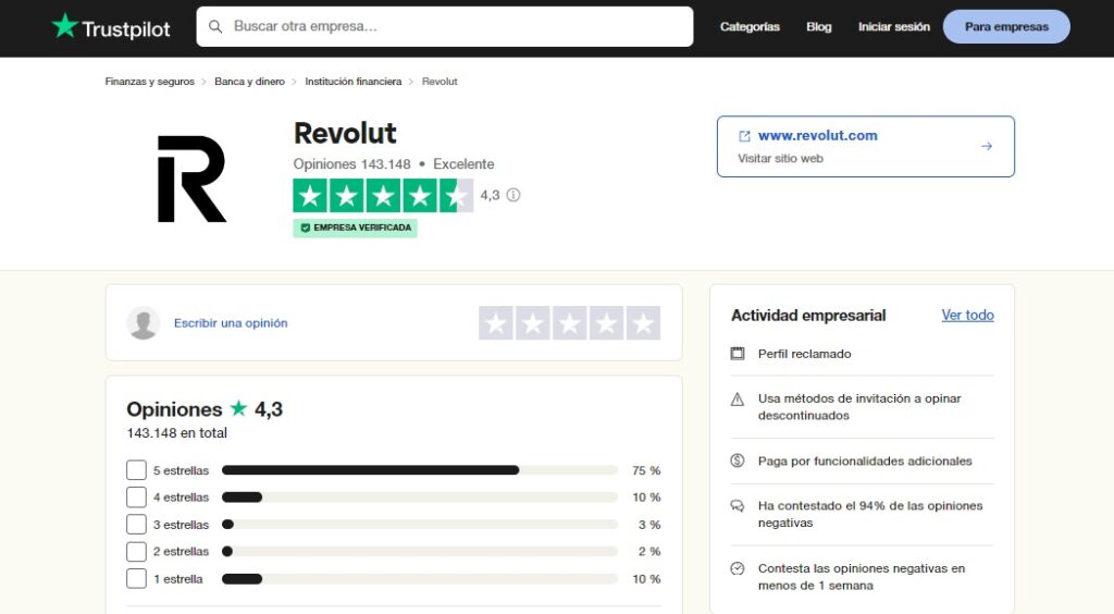 revolut opiniones