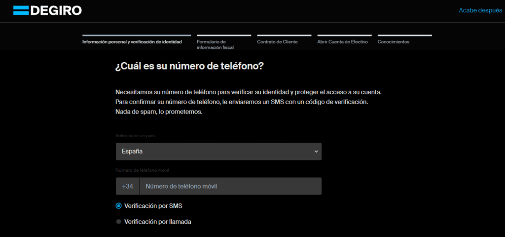 verificacion cuenta degiro
