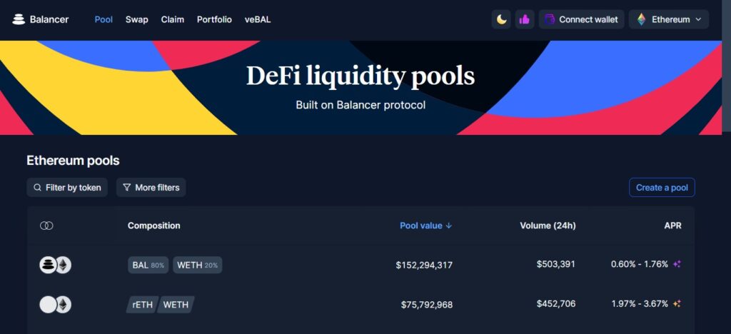 balancer liquidity mining