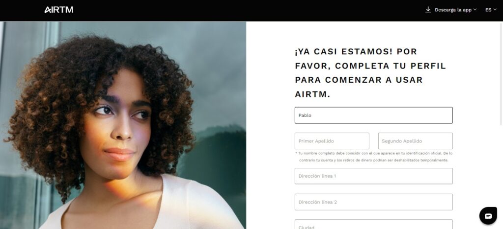 registro airtm paso 4