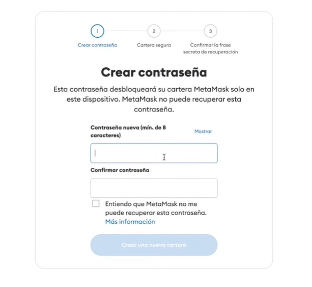 registro metamask paso 5