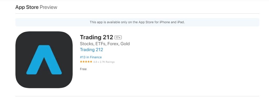 app mocil trading 212