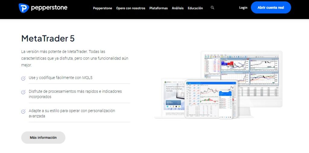 metatrader en pepperstone