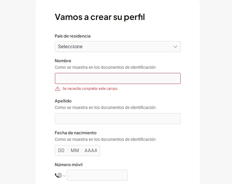 registro pepperstone paso 3