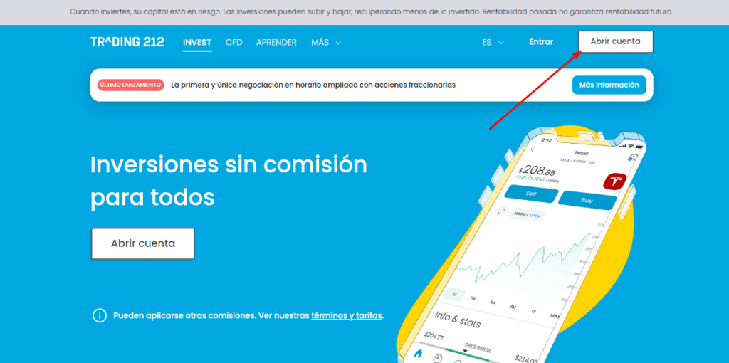 registro trading 212 paso1