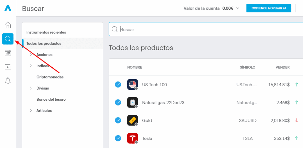 trading 212 buscador