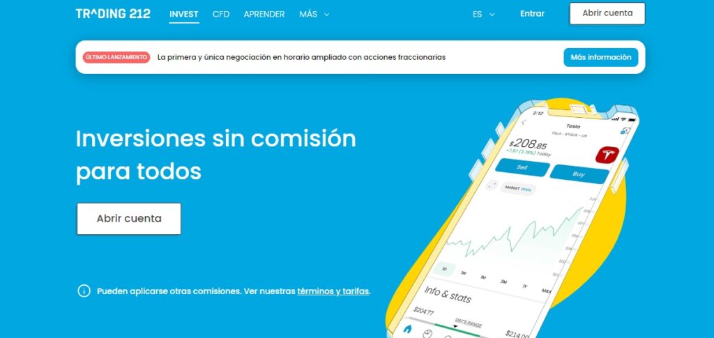 trading 212 inicio
