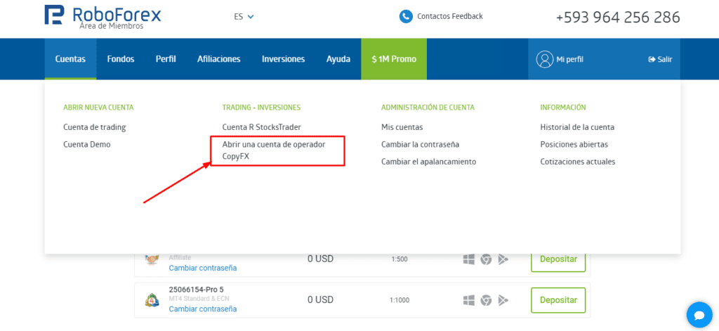 registro copyfx paso 2