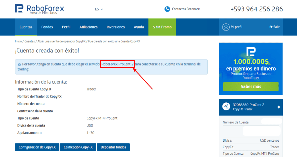 servidor metatrader CopyFX