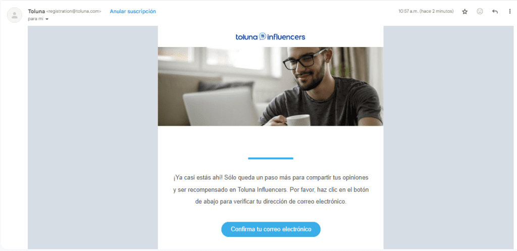 registro toluna paso 4