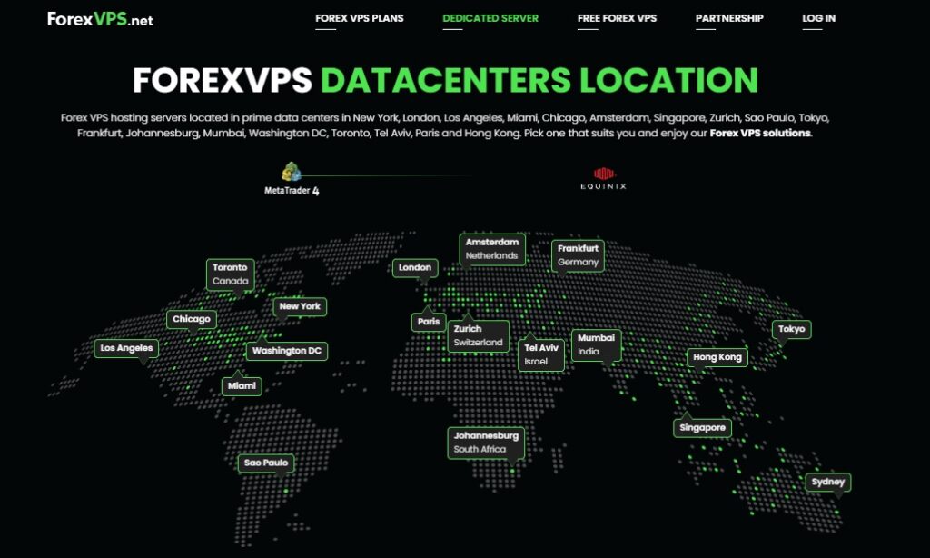 centros de datos de forexvps