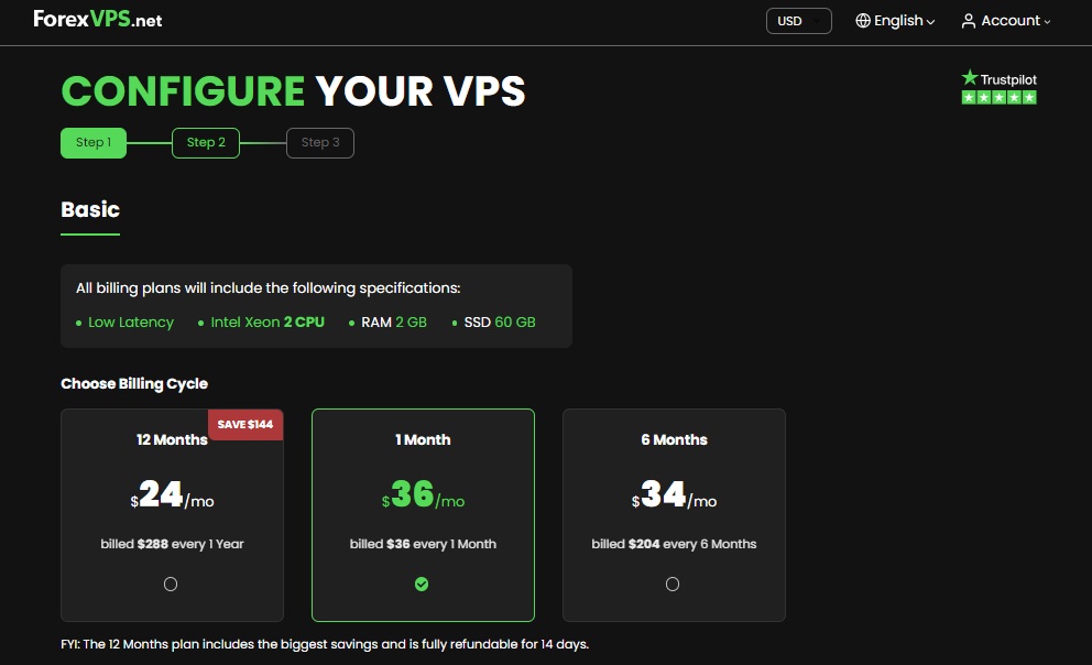 registro forexvps paso 4