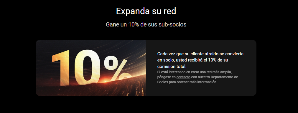 programa recompensas sub-socios infinity roboforex